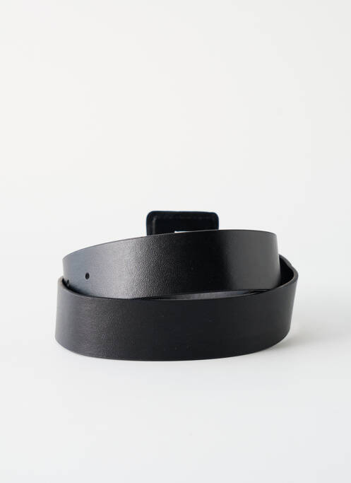 Ceinture effet matière satinée noir SANS MARQUE femme