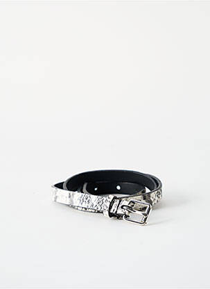 Ceinture effet matière satinée gris GAP femme