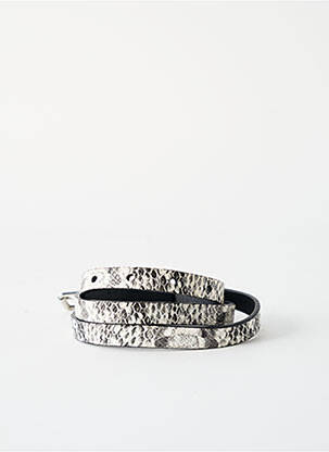 Ceinture effet matière satinée gris GAP femme