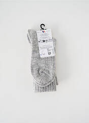 Chaussettes gris PERRIN pour femme seconde vue