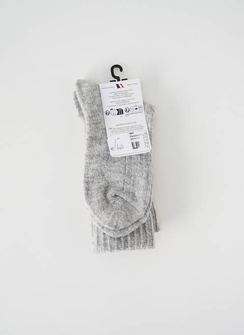 Chaussettes gris PERRIN pour femme