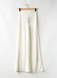 Pantalon large tissage crêpe taille haute blanc PRETTY LITTLE THING femme