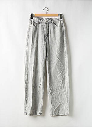 Jeans coupe large poches taille haute gris NA-KD femme