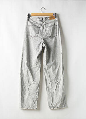 Jeans coupe large taille haute taille haute gris NA-KD femme