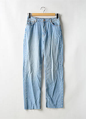 Jeans coupe large délavé taille haute bleu NA-KD femme