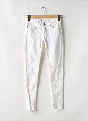 Jeans skinny taille normale taille normale blanc REIKO femme