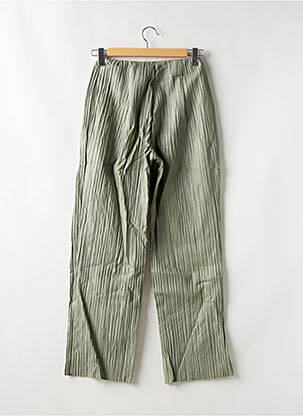 Pantalon droit taille haute taille haute vert NASTY GAL femme