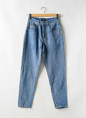 Jean coupe mom poches taille haute bleu NASTY GAL femme