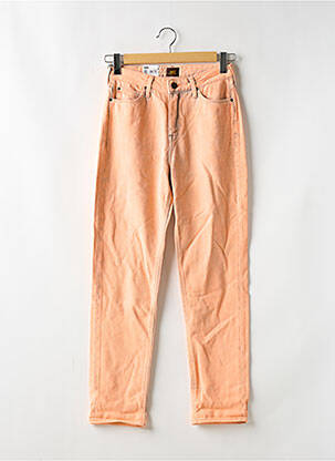 Jean coupe mom poches taille haute orange LEE femme