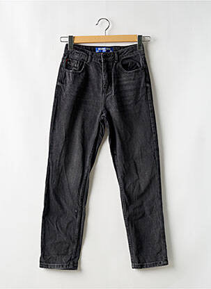 Jeans coupe droite taille haute taille haute gris JENNYFER femme