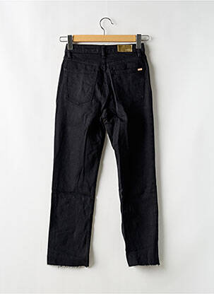 Jeans coupe droite taille haute taille haute noir REIKO femme