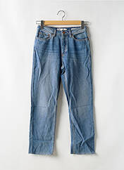 Jeans coupe droite bleu REIKO pour femme seconde vue