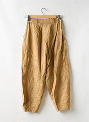 Pantalon large beige MAJE pour femme seconde vue