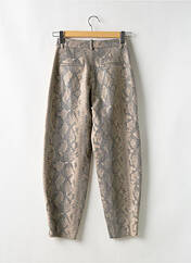 Pantalon large beige ZARA pour femme seconde vue