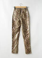 Pantalon slim vert LOAVIES pour femme seconde vue