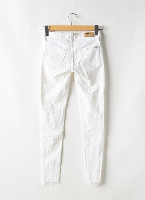 Jeans skinny taille normale taille normale blanc REIKO femme