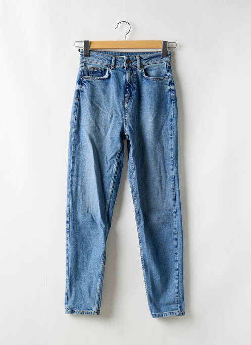 Jean coupe Mom bleu BIZZBEE pour femme