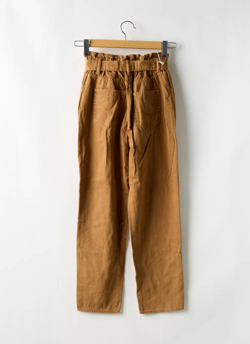 Jean coupe Mom marron LE TEMPS DES CERISES pour femme