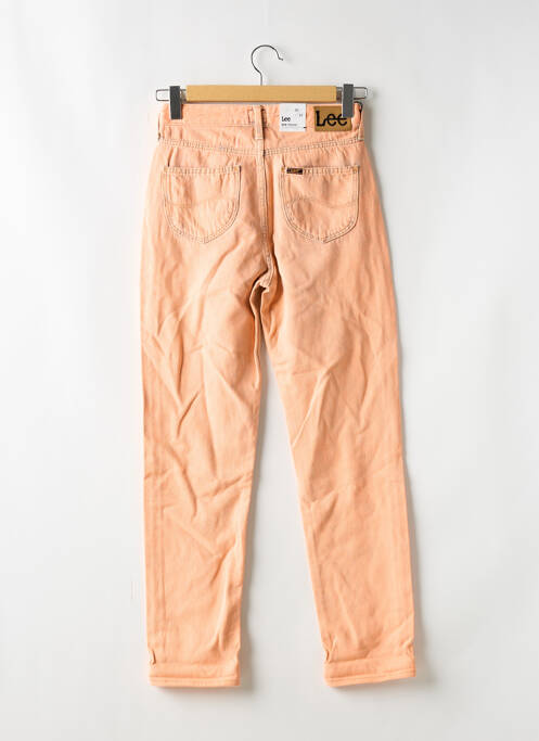 Jean coupe Mom orange LEE pour femme
