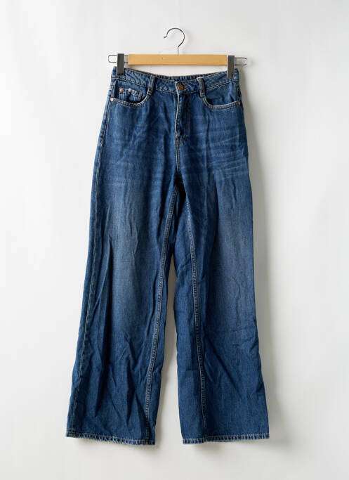 Jeans coupe large bleu REIKO pour femme
