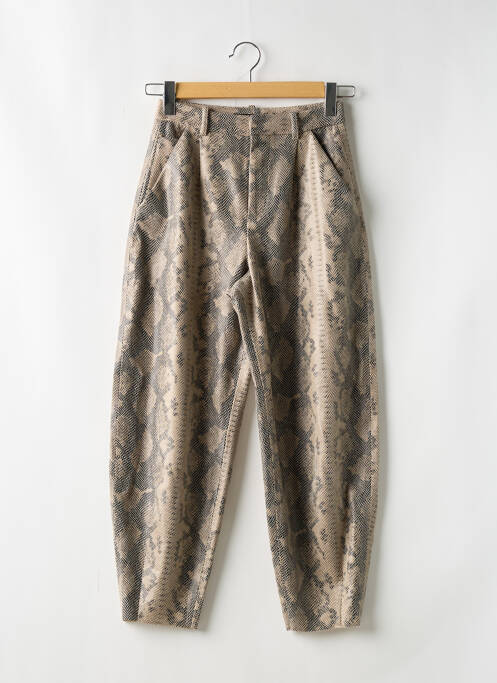 Pantalon large beige ZARA pour femme