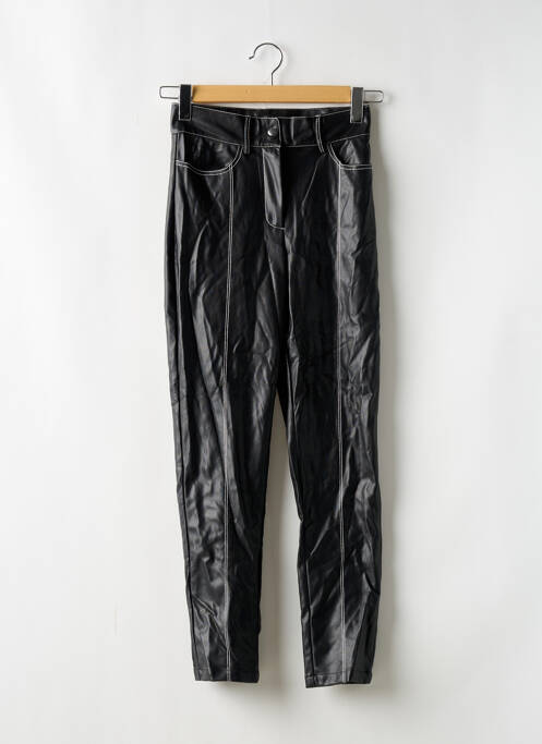 Pantalon slim noir NA-KD pour femme