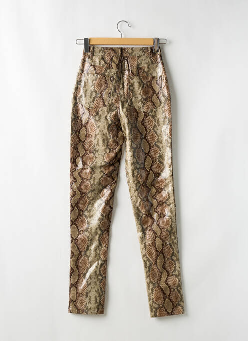 Pantalon slim vert LOAVIES pour femme