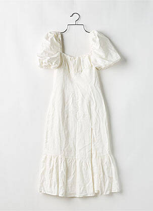 Robe longue manches courtes manches courtes blanc KAREN MILLEN femme