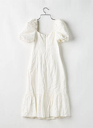 Robe longue manches courtes manches courtes blanc KAREN MILLEN femme