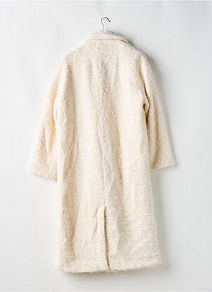 Manteau long coupe droite sans capuche beige NA-KD femme