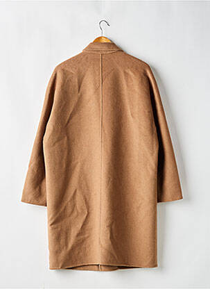 Manteau long poches sans capuche marron RAILS femme