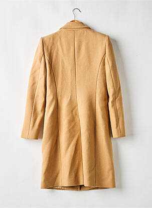 Manteau long coupe cintrée sans capuche beige LIU JO femme