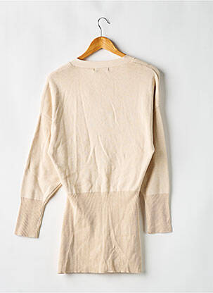 Gilet manches longues resserrée sur le bas beige NA-KD femme