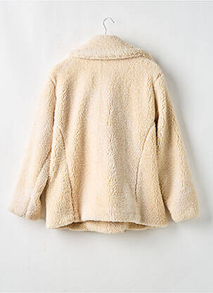 Manteau long coupe droite sans capuche beige FREE PEOPLE femme