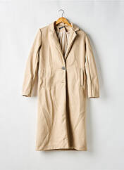 Manteau long beige BOOHOO pour femme seconde vue