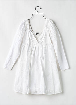 Robe courte blanc WHO WHAT WEAR pour femme