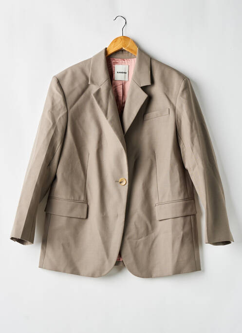 Blazer vert SANDRO pour femme