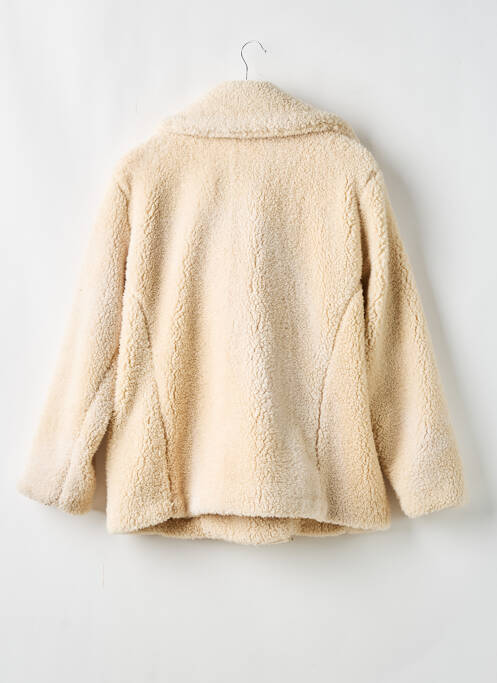 Manteau long beige FREE PEOPLE pour femme