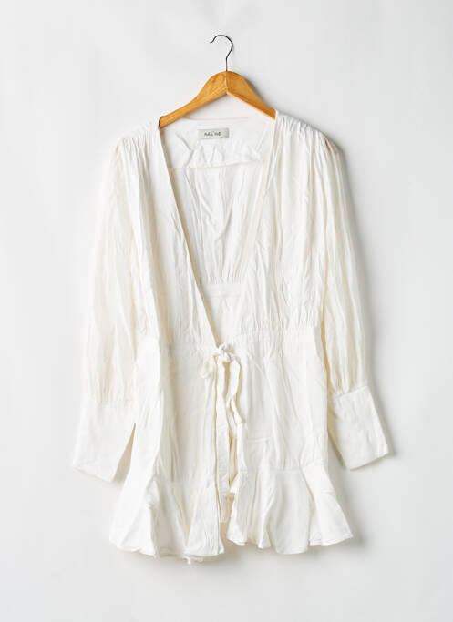 Robe courte blanc ENDLESS ROOTS pour femme