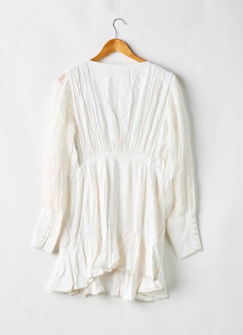 Robe courte blanc ENDLESS ROOTS pour femme