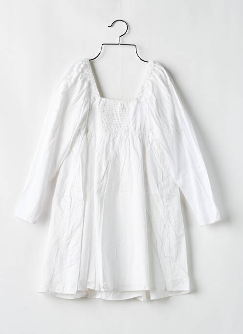 Robe courte blanc WHO WHAT WEAR pour femme