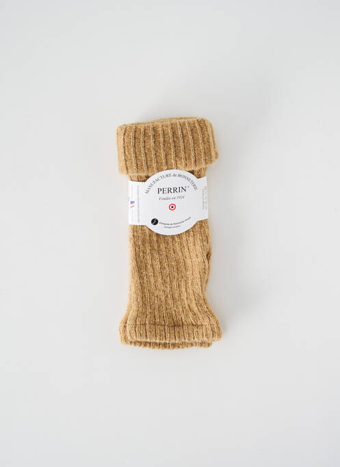 Mitaines beige PERRIN pour femme