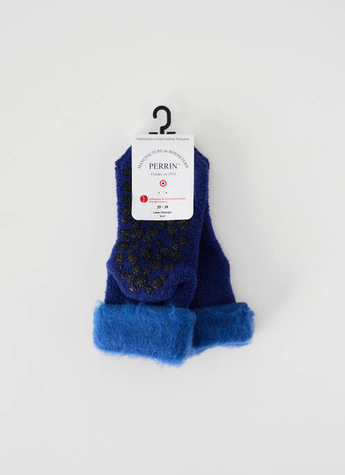 Chaussettes bleu PERRIN pour femme