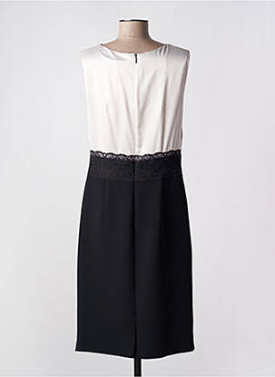 Robe mi-longue sans manche sans manche noir VERA MONT femme