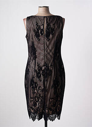 Robe mi-longue sans manche sans manche noir VERA MONT femme