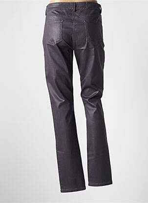 Pantalon slim tissage enduit taille normale gris ANANKE femme