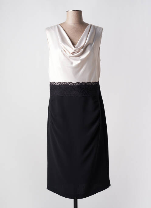 Robe mi-longue noir VERA MONT pour femme
