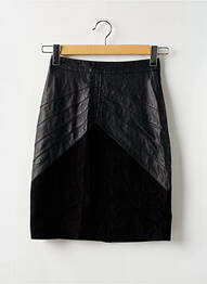 Jupe mi-longue taille à pinces noir BA&SH femme