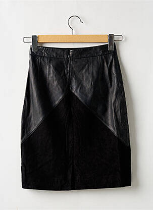 Jupe mi-longue taille à pinces noir BA&SH femme