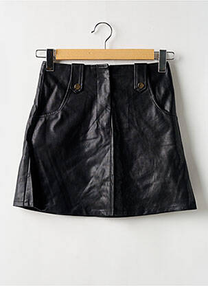 Jupe courte poches noir LOAVIES femme